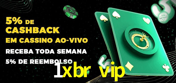 Promoções do cassino ao Vivo 1xbr vip